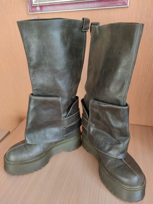 Сапоги кожаные р.37