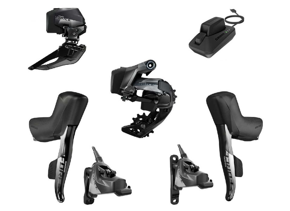 Групсет SRAM Force eTap AXS HRD Upgrade Set, 2×12sp, Flat Mount