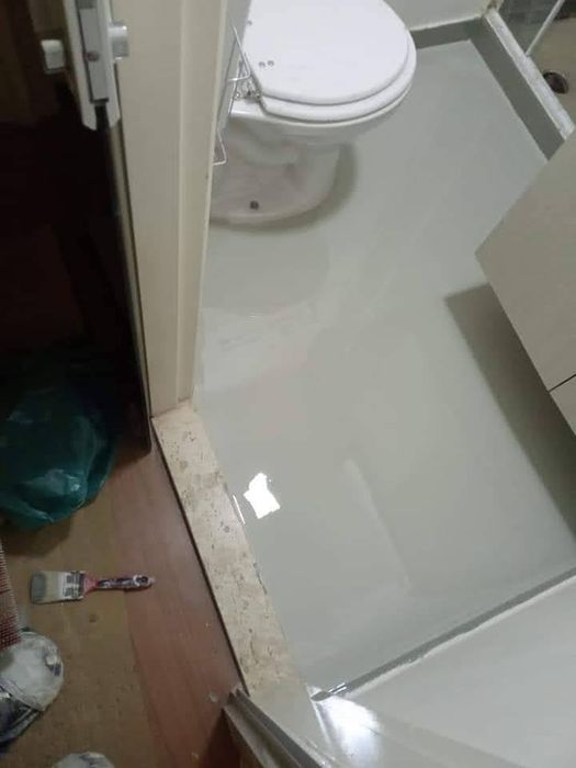 Piso epóxi sem sujeira