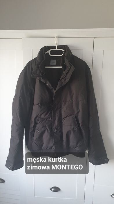 męska kurtka Montego L / XL Eu (54) puchowa bomberka