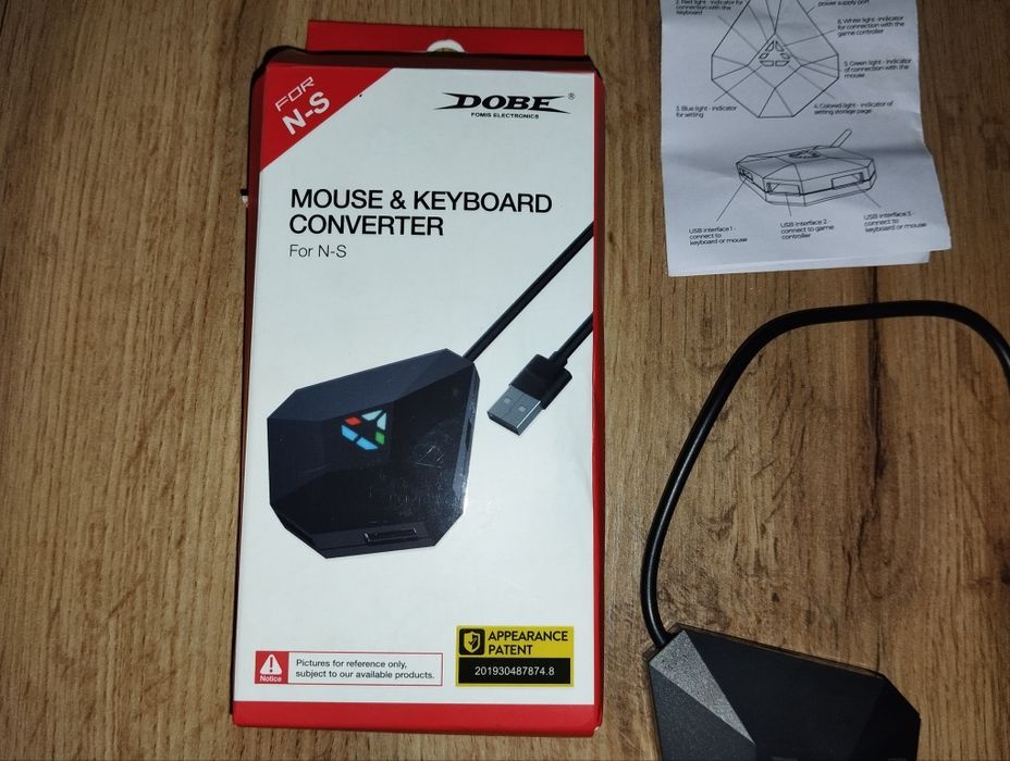 Adapter Mysz klawiatura do konsoli