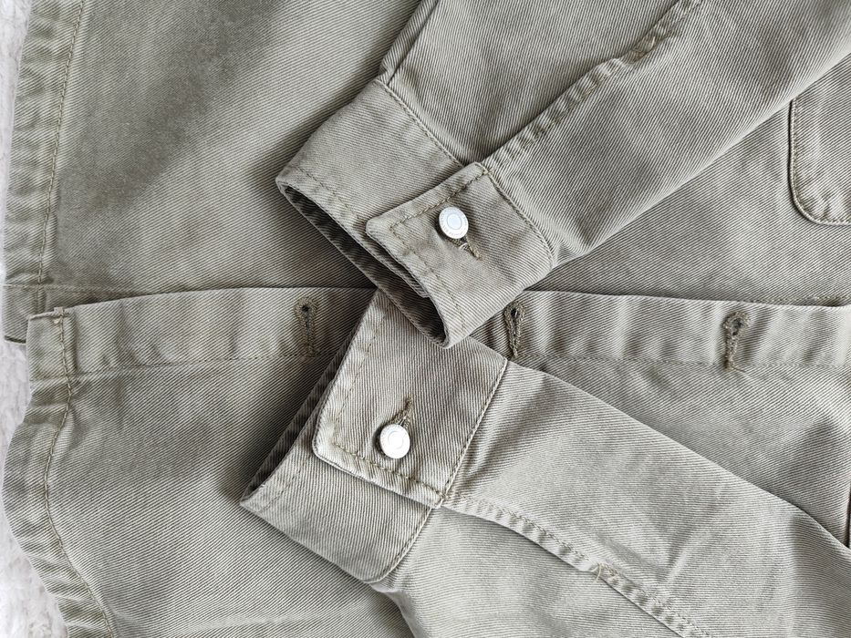 Koszula jeansowa khaki Puul&Bear