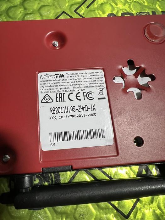 Роутер rb2011uias 2hnd in mikrotik