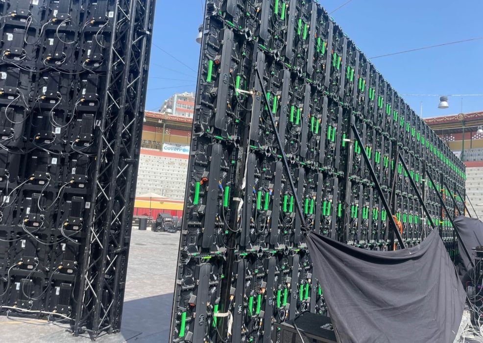 Ecrã Led P3,91 Outdoor lote de 81M2