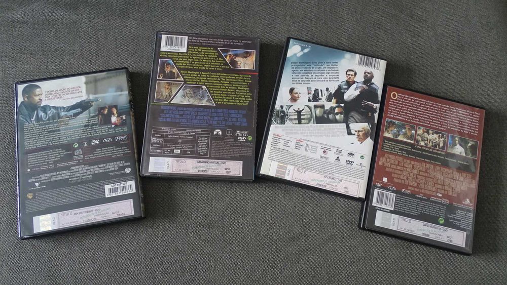 DVDs Denzel Washington . Acção