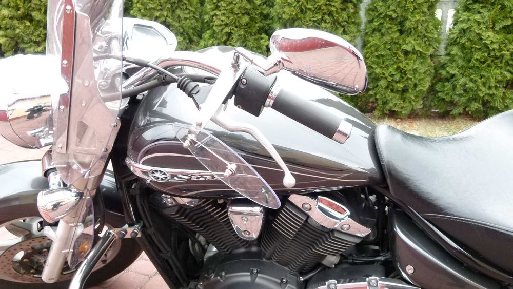 Deflektory na dłoni Yamaha XVS 650 i 1100 XV 750 i 125 Honda VT
