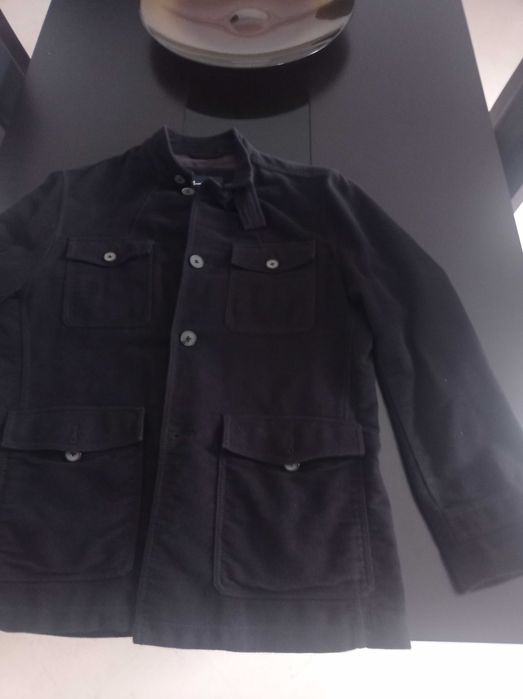 Casaco casual cumprido da Massimo Dutti, tamanho L.