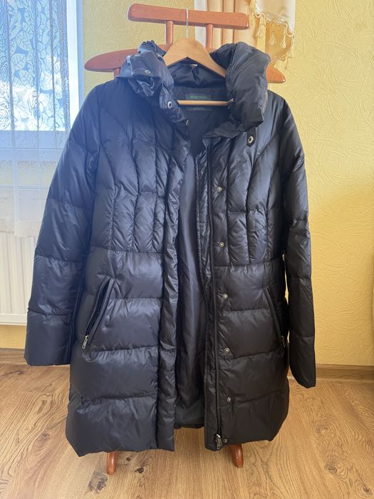 Пухове пальто Benetton чорне L
