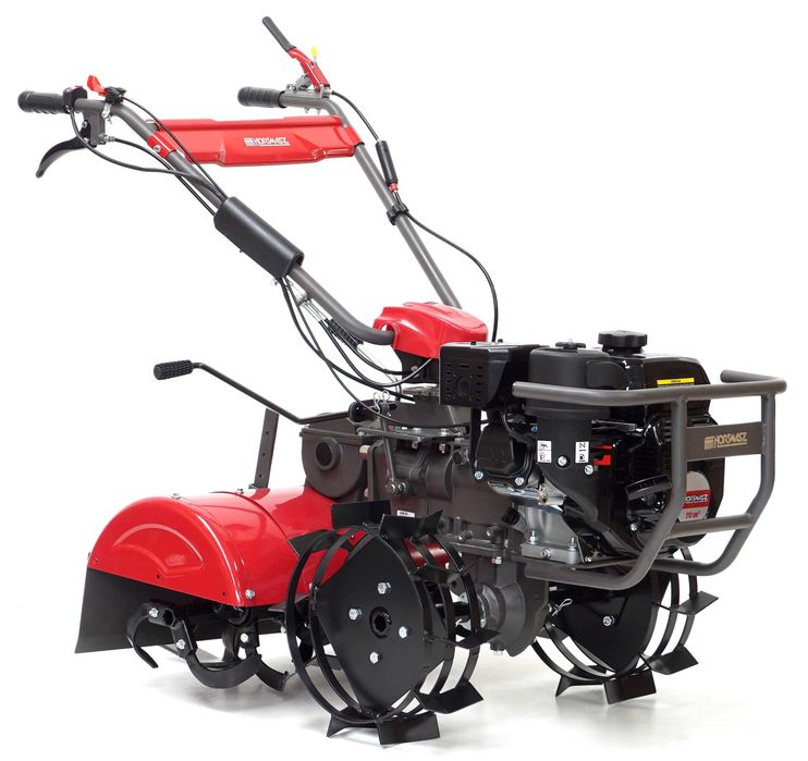 Glebogryzarka Hortmasz 7.0KM NAPĘD+PŁUG+OBSYPNIK +Koła Stalowe  62cm