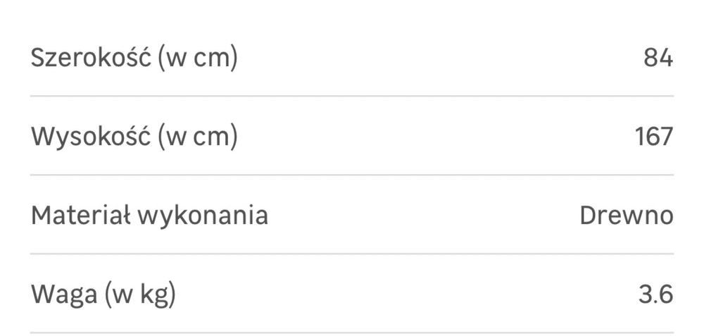 Płot kratkowy 6szt. 84x167