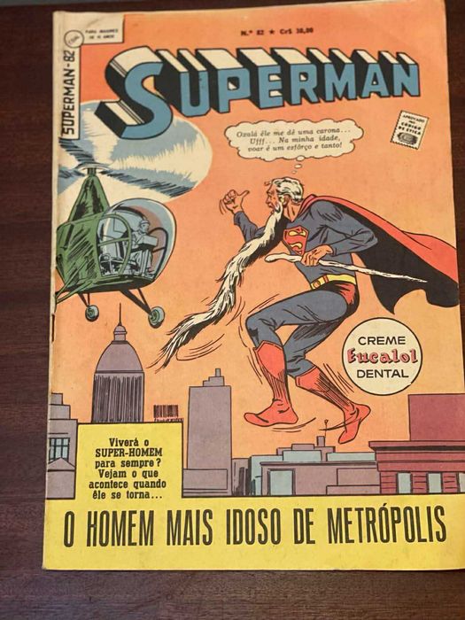 Revista  BD Superman, da EBAL,  nº 82