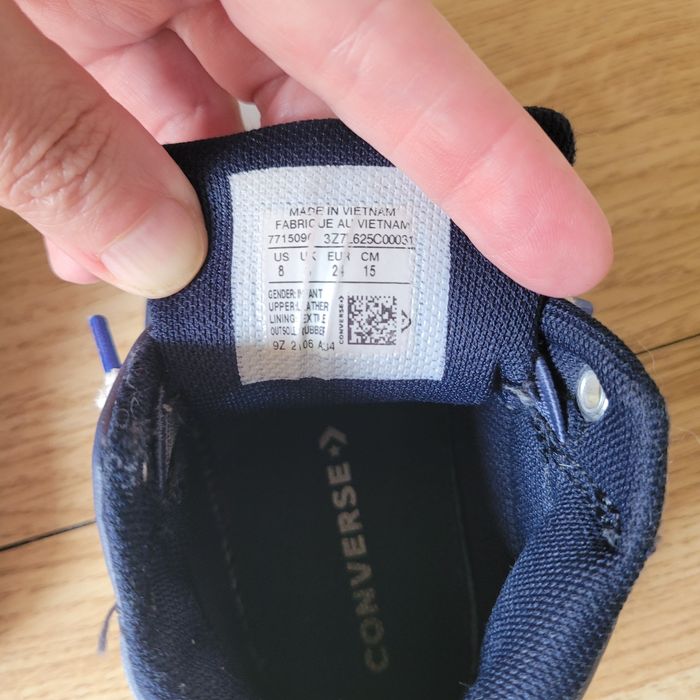 Шкіряні високі кеди Converse 24 розмір оригінал хайтопи хлопчику