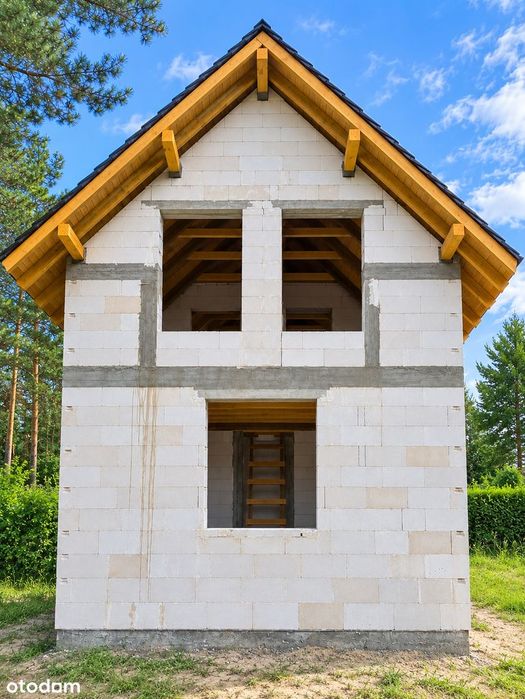 Dom wolnostojący przy lesie | Łosie | 90 m² | działka 350 m² | 449 000