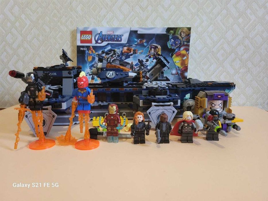 LEGO Super Heroes Marvel Месники: Гелікарріер (76153) орігінал Б/У