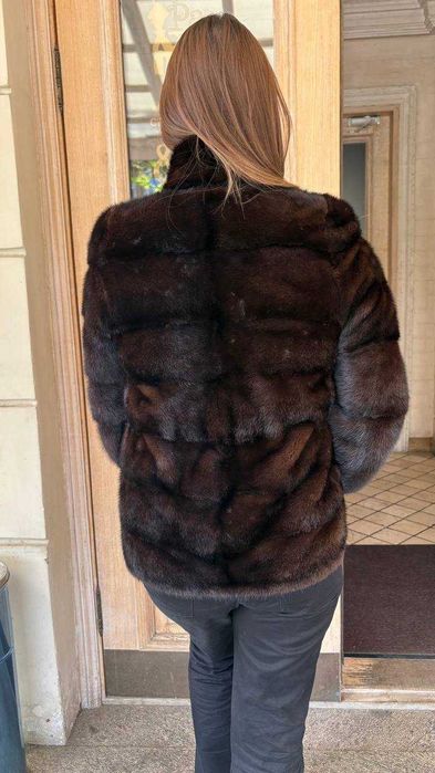 Норковый полушубок. Автоледи, размер S