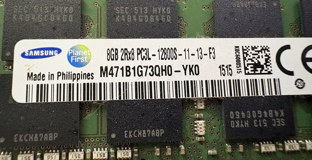 Оперативна памʼять Samsung DDR3L 8gb