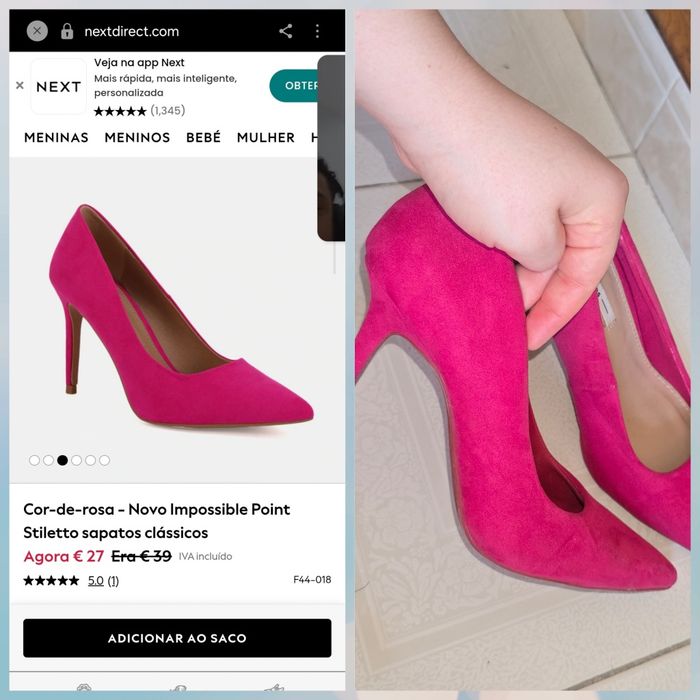 Vendo valores de desapego usados poucas vezes