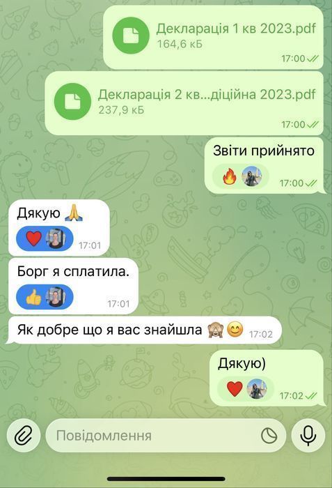 Бухгалтер ФОП Супровід Звіти Реєстрація Ліквідація Податки Допомога.
