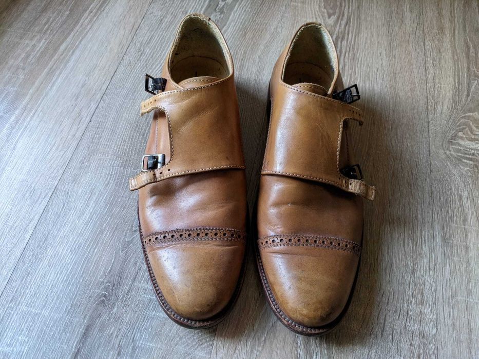 Buty męskie Salvo Barone roz. 43 naturalna skóra hand made jakość