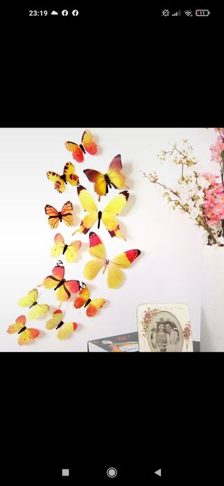Motyle  ozdobne3D