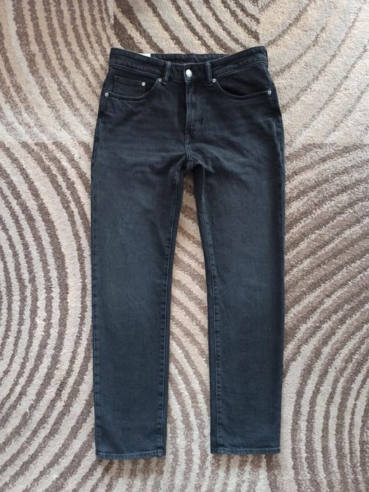 H&M spodnie jeans męskie czarne 31/32