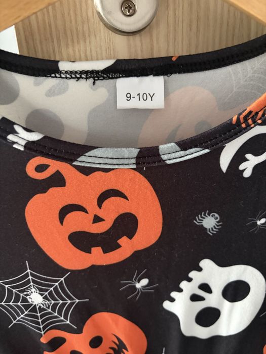 sukienka halloween dla dziewczynki 9-10 lat ze spinką