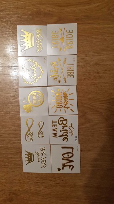 Tatuaże team bride wieczór panieński