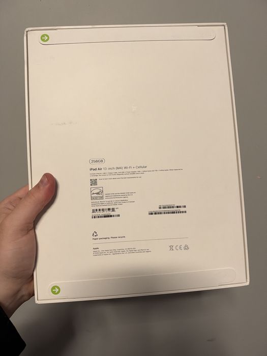 Apple iPad Air 13, 256GB, Wi-Fi + LTE, Blue, M4 (2026)