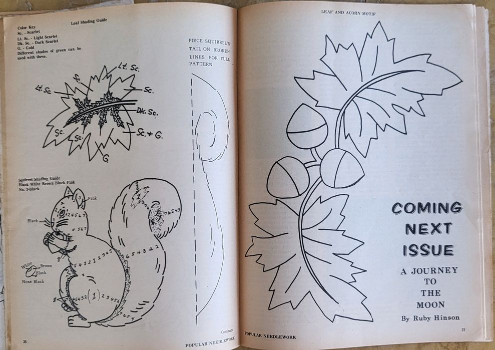 NeedleWork & Crafts revista americana de lavores muito antiga