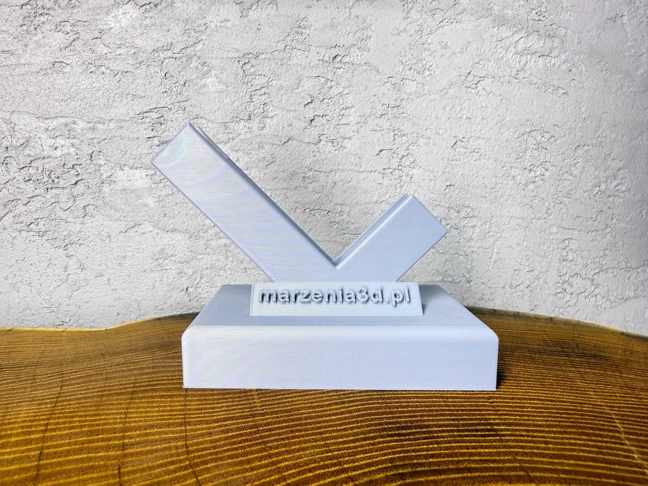 Elegancki stojak na wizytówki, wizytownik z personalizowanym napisem