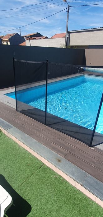 Rede de piscina 6x4 e cobertura de inverno 6x4