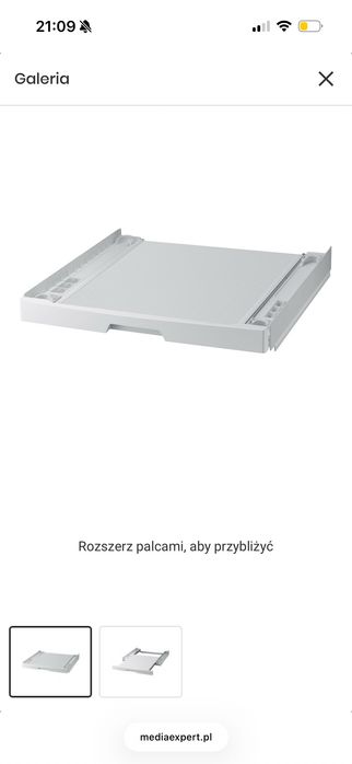 Łącznik do pralek i suszarek SAMSUNG SKK-UDW z wysuwaną półką do pralek z panelem AI Control