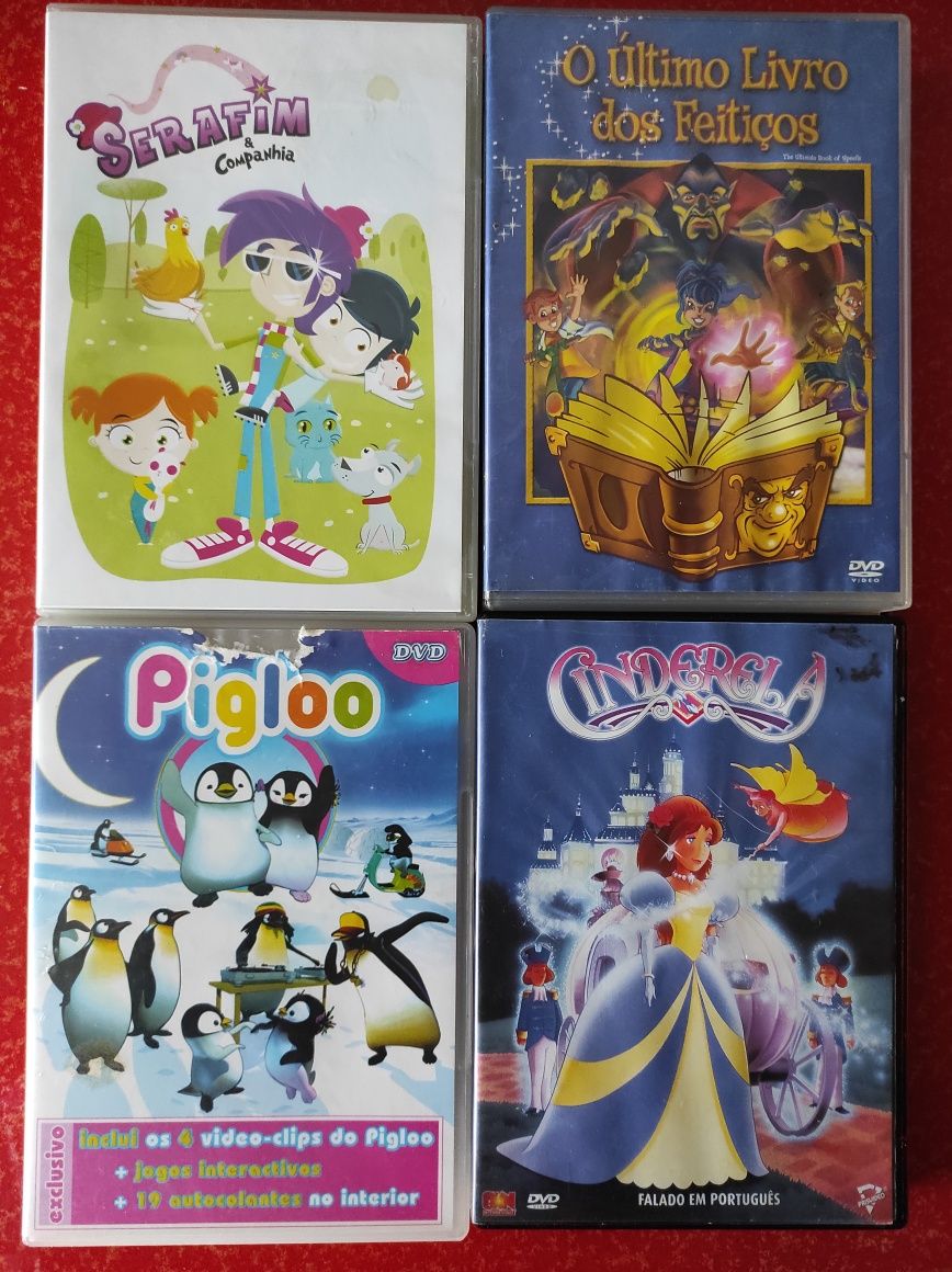 DVDs de animação e música e jogos PC para crianças Vila Nova de Gaia • OLX  Portugal
