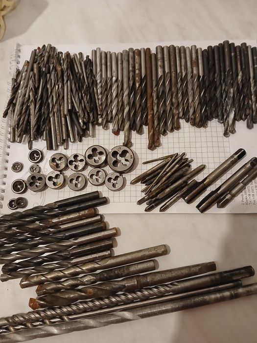 Сверла, Плашки, метчики