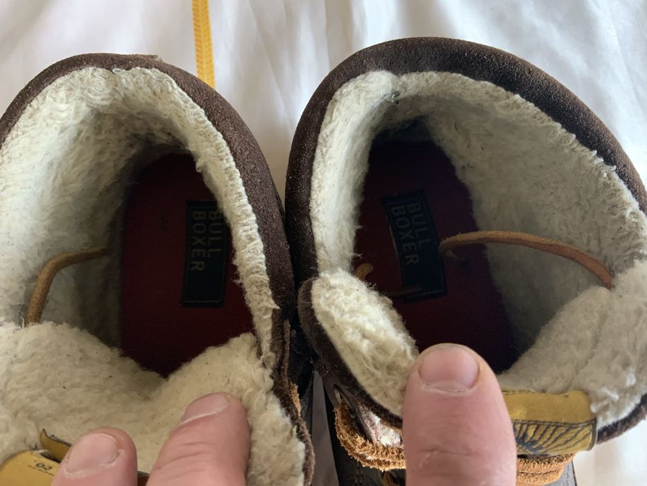 Теплющие фирменные кожаные зимние ботинки BB FootWear. Разм. 44/28.5см