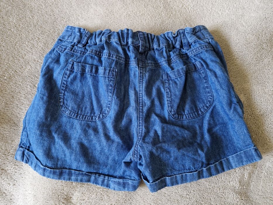 Spodenki r. 110 Marks & Spencer M&S jeansowe niebieskie