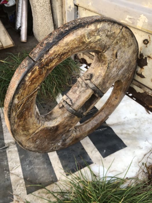 Roda de madeira carro de bois