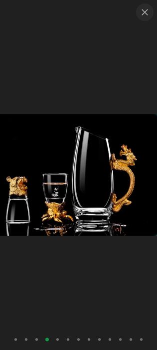 prezent na urodziny!!! Zestaw szklanek horoskop chiński 30 ml x 12 szt