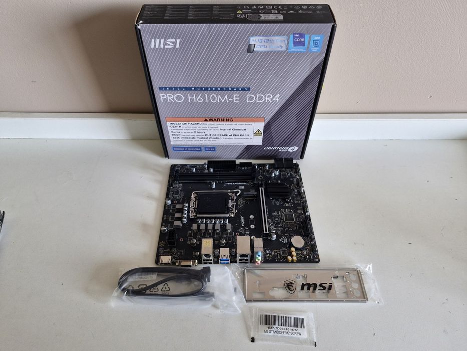 Msi Pro H610M-E Ddr4 Socket 1700 Płyta Główna