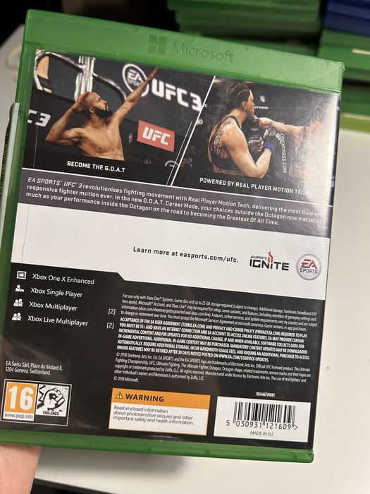 Ufc 3 xbox one gra