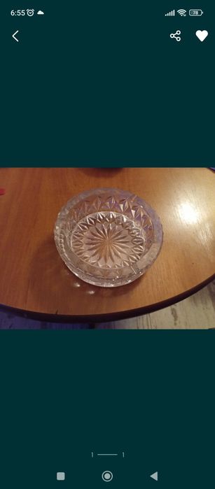 Popielniczka krysztalowa