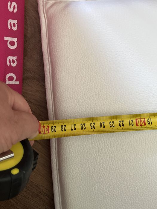 6x Almofada branca 30x30