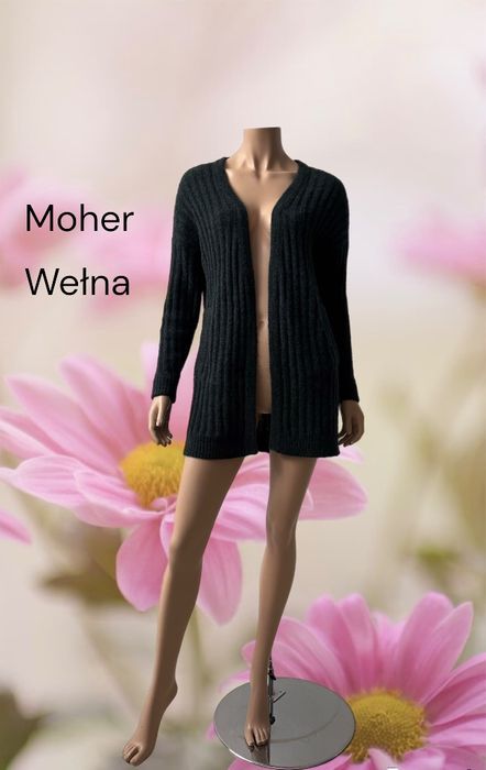 Selected Femme kardigan wełniany oversize damski XS/M