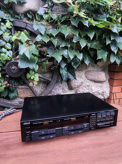 Magnetofon dwu kasetowy Deck  Akai HX-A451W  1986 rok