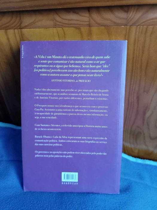 Livro A Vida é um Minuto-Judite de Sousa