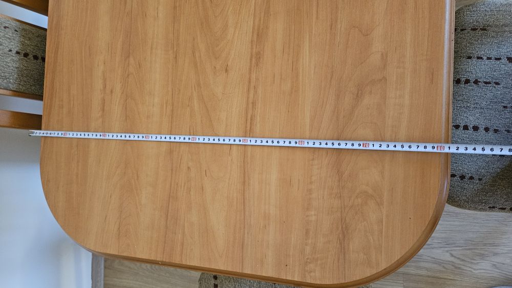 Stół drewniany do jadalni + 6 krzeseł