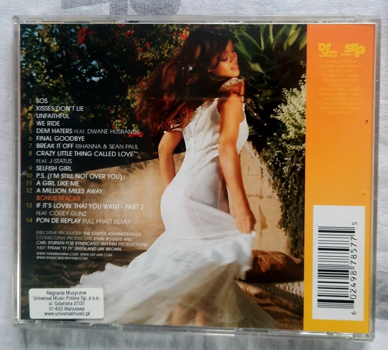 Cd Rihanna A girl like me 2006