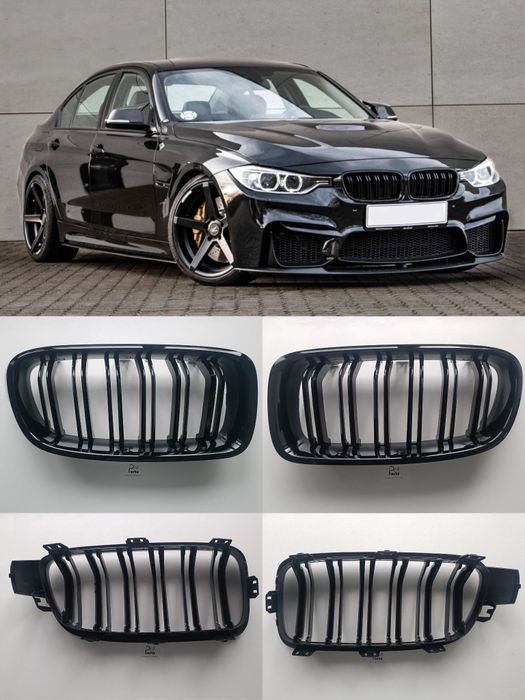 (Promoção) Grelhas Frontais Aro duplo BMW serie 3 F30 F31 F35i