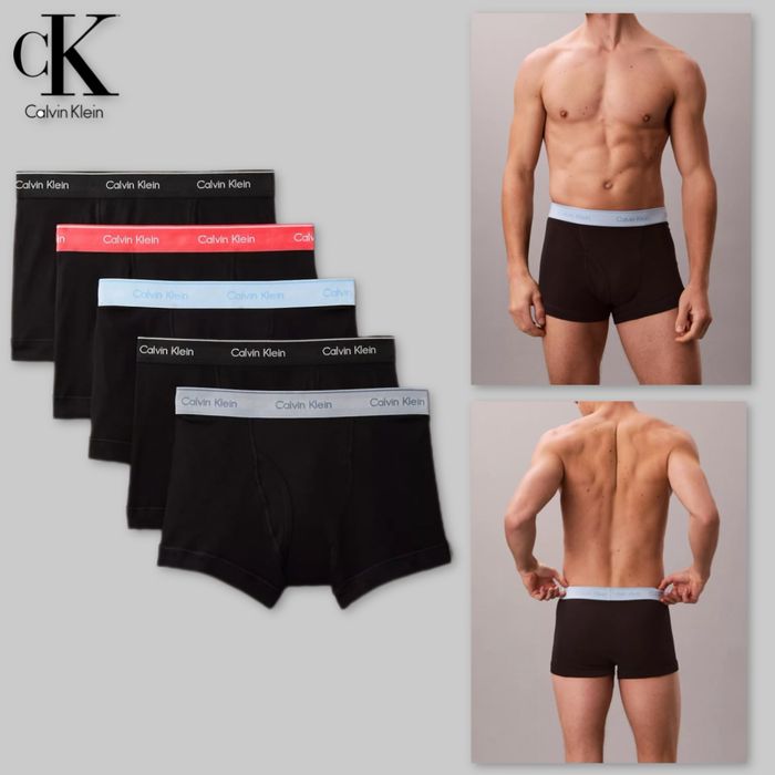 Чоловічі труси боксери Calvin Klein чорні укорочені набір