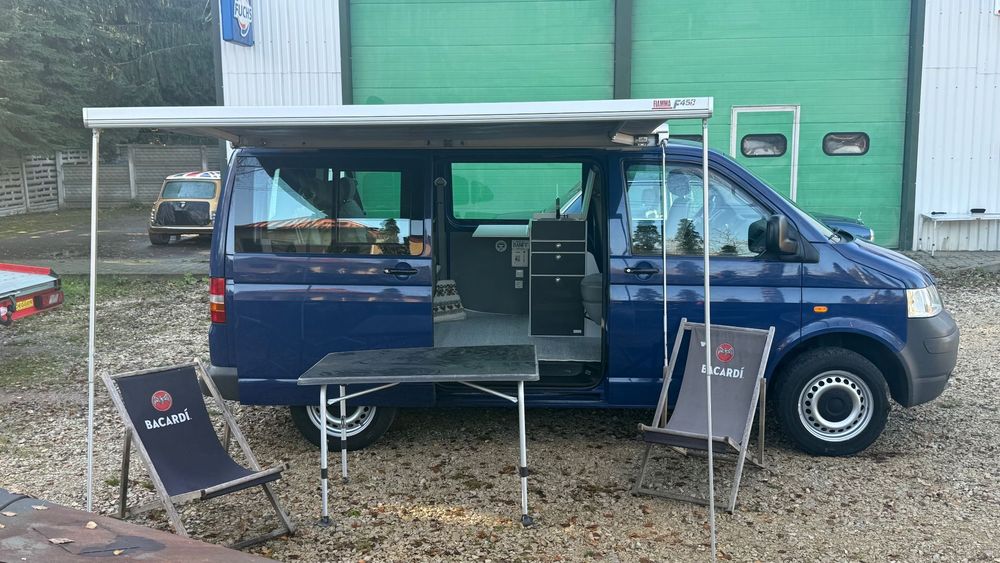 Volkswagen Transporter VW T5 1.9 TDI kamper multivan z Niemiec Zarejestrowany jako kempingowy